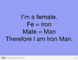 Female Iron Man Funny Quotes Just For Laughs Bones Funny