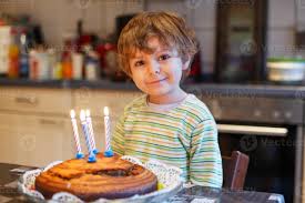 Farm parties are huge and the amount of customization is practically limitless. Adorable Four Year Old Boy Celebrating His Birthday 1179660 Stock Photo At Vecteezy