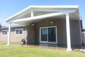 Gable Patio Cover Features By Patio Crew Installer Of Weatherwood Alumawood And Elitewood Patio Cover Ins Backyard Remodel Covered Patio Design Covered Patio