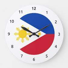 Filipino Flag Wall Clocks Zazzle Com Filipino Flag Clock Wall Clock