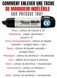 Comment Enlever Une Tache De Marqueur Indelibile Sur Presque Tout Tache Marqueur Indelebile Trucs Et Astuces