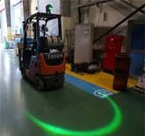 10W or 40W IP67 Forklift Warning Light Pedestrian Accident ...