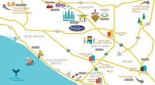 Art is a network of 19 interchangeable bus routes with service to more than 70 stops in and around anaheim and orange county. Anaheim Area Map Anaheim Portofino Inn Suites