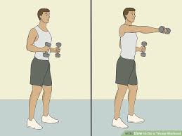 3 ways to do a tricep workout wikihow