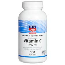 In general, older adults in particular may want to supplement with vitamin c because it helps to form blood vessels, cartilage, muscle and collagen in bones. Rite Aid Pharmacy Vitamin C 1000 Mg Timed Release Tablets 100 Tablets Rite Aid