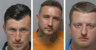 Three men jailed for raiding Gosport home with weapons as young children  cowered inside