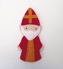 Cute Little St Nicholas Finger Puppet Beautifully Made Fingerpuppen Handpuppen Und Puppen