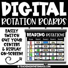 Digital Rotation Board Center Rotation Chart