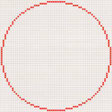 The first thing we have to do when drawing a circle is to start with a base that we will soon build onto. Pixelized Circle In Tikz Tex Latex Stack Exchange