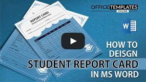 Report card design for class 9 as per new exam scheme. Free School Report Card Templates For Ms Word