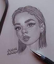 55 professionally drawn sketch art ideas esminity drawings sketches simple pencil girl drawing coloriage de citrouille
