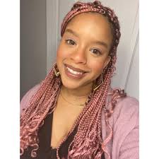 Hello everyone. Figure I'd show my pink braids 💖✨