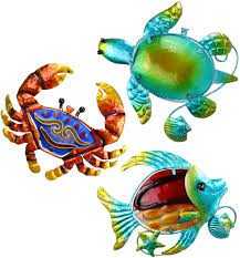 For many, the beach is a place of solace, peace, and beauty. Yhdsn Metal Beach Wall Art Decor Stained Glass Mediterranean Wall Art Hanging Indoor Or Outdoor For Pool Patio Bathroom Or Pool Deck Balcony Wall Decor Sea Turtle Walmart Com Walmart Com
