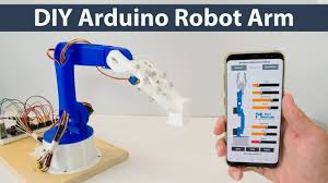 Collecting all kinds of fully opensource robots that can be 3d printed and easy to replicate and modify, bipedal robots or parts of them, they represent common knowledge that serve for inspiration to create and improve otto diy project. Diy Arduino Robot Arm With Smartphone Control Youtube