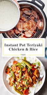 Pot In Pot Make Teriyaki Chicken And Cook Rice In One Instant Pot Recipe Teriyaki Chicken And Rice Instant Pot Recipes Teriyaki Chicken