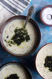 Turkish Yogurt Soup Is The Perfect Option For A Light Meal This Warm Yogurt Soup Is Simple Healthy And Na Turkish Yogurt Recipes Delicious Appetizer Recipes