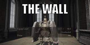 Elden Ring Player Recreates Dark Souls Meme Build The Wall