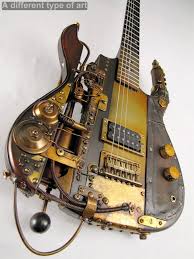 Steampunk Guitar Instruments Elektro Gitar Gitar