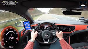 The earliest polo gti had 123bhp in 2000; 2021 Vw Polo Gti Hits 149 Mph After Bumpy Autobahn Ride Has Very Cool Paddles Autoevolution