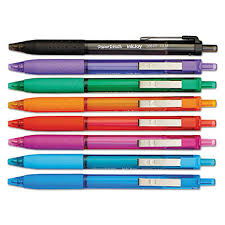 Paper Mate 1945921 Inkjoy 300 Rt Assorted Ink With Assorted Barrel Color 1mm Retractable Ballpoint Pen 8 Pack
