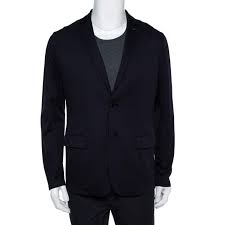 Offering a range of premium men's blazers and sports jackets, politix has you covered for your next occasion. Emporio Armani Navy Blue Knit Blazer Xl Emporio Armani Tlc