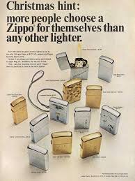 Vintage Zippo Advertisement From 1966 Christmas Hint More People Choose A Zippo For Themselves Than Any Other Light Zippo Lighter Zippo Zippo Lighter Custom