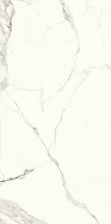 Rectified, ceramic wall tiles in a glossy finish are available in 5x14(cut), 14x27, and 14x39. Bianco Calacatta Marmi Classici Marble Effect Floor And Wall Coverings