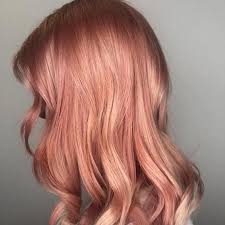 A logical progression from the hot rose gold trend (and pink champagne), red blonde hair, or what's more commonly referred to as strawberry blonde, is also a. Rose Gold Hair The Trend That Keeps Coming Back Wella Blog