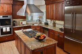 We Stripped Re Stained And Sealed The Existing Maple Cabinets A Nutmeg Color Slab Granit Kitchen Soffit Kitchen Cabinets And Countertops Quirky Kitchen Decor