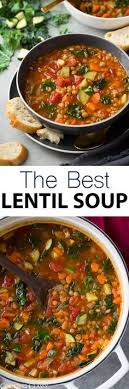 Best Italian Style Lentil Soup Lentil Soup Recipes Lentil Recipes Soup Recipes
