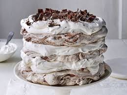 Chocolate Coconut Pavlova Cake Recipe Pavlova Cake Desserts Pavlova Recipe