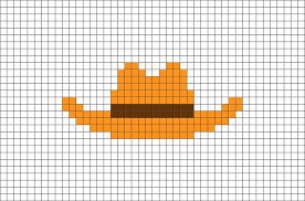 Cowboy Hat Pixel Art Pixel Art Lego Art Pixel Characters