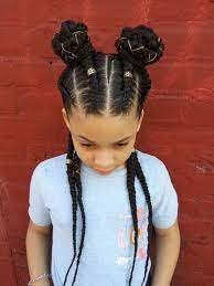 All you need to do is get the braided sections of hair in a bun and secure them on top, and you're done. 37 Trendy Braids For Kids With Tutorials And Images