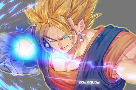 A ssj 2 level fusion would be a punching bag for him like vegeta was to kid buu during their fight. Vegito Fusion Potara Earrings Super Saiyan Anime Dragon Ball Goku Dragon Ball Artwork Anime Dragon Ball Super