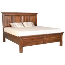 Drystan bookcase bed with 2 storage drawers. Napa Furniture Designs Hill Crest Rustic King Bed With Footboard Storage Wayside Furniture Panel Beds