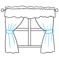 It could be a cousin of my own tangle rosé, but the swirled strokes are drawn from the opposite corners of the grid. How To Draw A Window Really Easy Drawing Tutorial