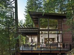 Gambier Island House In Canada Designed By Turkel Design Lindal Cedar Homes Island House Modern Prefab
