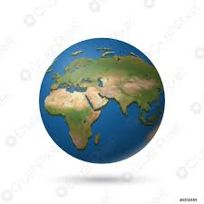 Ce globe en relief primus est impressionnant pour ses reliefs 3d, au touché de la carte. Terre Planete Relief Globe Isole En Blanc Pour Votre Vecteur Stock Crushpixel