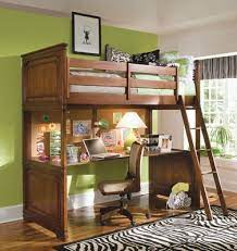 Whether you're looking for sleigh beds, bunk beds, canopy beds, twin beds, or full beds; Lea Elite Twin Loft Bed With Desk Brown Cherry 816 964r Lea Furniture