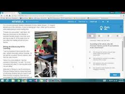 Newsela answer key read description for article name and level. Taking Newsela Quizzes Youtube