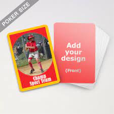 Printed onto 3mm foamex plastic. Create Your Own Sport Cards