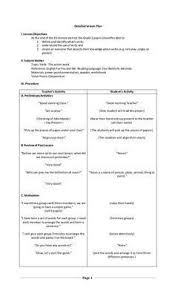 Page 1 Detailed Lesson Plan I Lesson Objectives At The Endof The 45 Minute Period The G English Teacher Lesson Plans Verbs Lesson Plan Grammar Lesson Plans