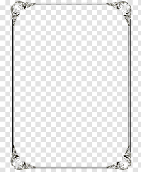 Click the page layout tab to set the page orientation, set the margins and adjust the page size as needed. Microsoft Word Template Clip Art Rectangle Black Border Frame File Transparent Png