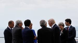 Compte géré par le pm et son personnel. Justin Trudeau Left Out As G7 Leaders Huddle Video Rt Viral