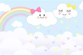 Portanto fique a vontade para baixar, editar, compartilhar e fazer a sua festa. Painel De Festa Chuva De Amor 01 Colormyhome Painel De Festas Magazine Luiza