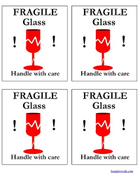 5 out of 5 stars. Free Printable Shipping Labels Fragile Glass Multiple Per Page