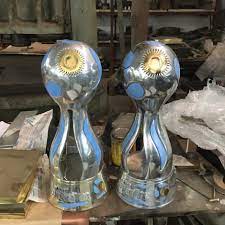 Lionel messi pudo por fin levantar su primera copa en 16 años formando parte de la selección de argentina. Copa Argentina Original Junto A Su Replica Byd Plateria