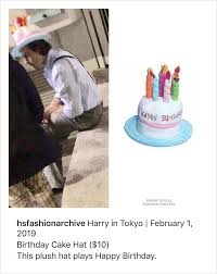 Welcome to harry styles's birthday celebration page. Harry S Birthday Hat Harry Styles Imagines Harry Styles Birthday Harry Styles Update