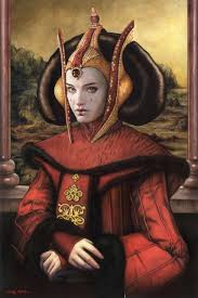 Star Wars Padme Mona Lisa Art