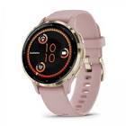 Vivoactive 4S Light Gold Stainless Steel Bezel with Dust Rose Case and Silicone Band Garmin